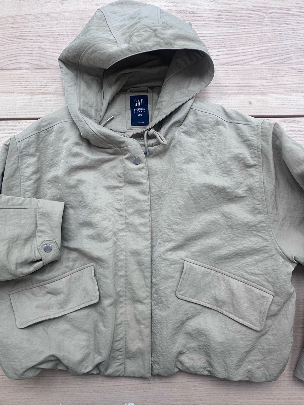 GAP hooded oversized parka